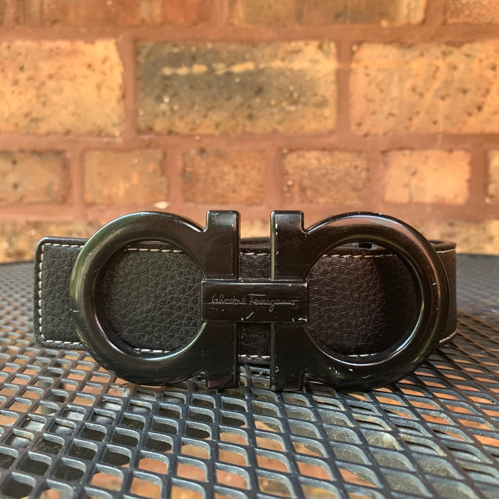 Black Salvatore Ferragamo Belt